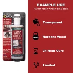 PC Products PC-Woody Wood Repair Epoxy Paste, Two-Part 96 oz. and 1 Gal. PC-Petrifier Wood Hardener -Sandpaper, Patching & Repair Sales off white pc products wood restoration 12868 76 1000