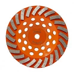 RIDGID 7 in. 24-Segment Turbo Cup Grinding Wheel