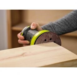 RYOBI 35-Piece 5 in. Random Orbit Sand Paper Assortment Set - 80, 120, and 220 Grit -Sandpaper, Patching & Repair Sales ryobi detail sanding sheets a21701 5 40 1000