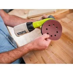 RYOBI 35-Piece 5 in. Random Orbit Sand Paper Assortment Set - 80, 120, and 220 Grit -Sandpaper, Patching & Repair Sales ryobi detail sanding sheets a21701 5 a0 1000