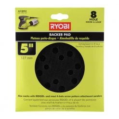 RYOBI 5 in. Backer Pad for Orbital Sanders