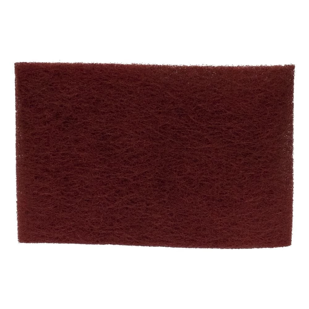 SUN BRITE 6 in. x 9 in. x 5/16 in. 280-320 Grit Fine Maroon Finishing Hand Pads (20-Pack) 4 SUN BRITE 6 in. x 9 in. x 5/16 in. 280-320 Grit Fine Maroon Finishing Hand Pads (20-Pack) - Image 2