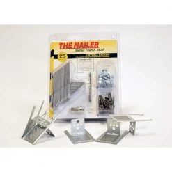 THE NAILER Drywall Backer Clip Kit (25-Pack) -Sandpaper, Patching & Repair Sales the nailer drywall repair tools clam shell 4f 1000