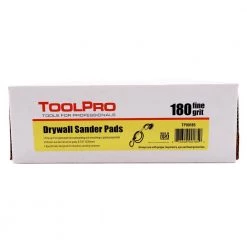 ToolPro 9 in. (225 mm) 180 Grit Drywall Sander Pads (5-Piece) 7 ToolPro 9 in. (225 mm) 180 Grit Drywall Sander Pads (5-Piece) -Sandpaper, Patching & Repair Sales toolpro drywall sanding tools tp00185 4f 1000