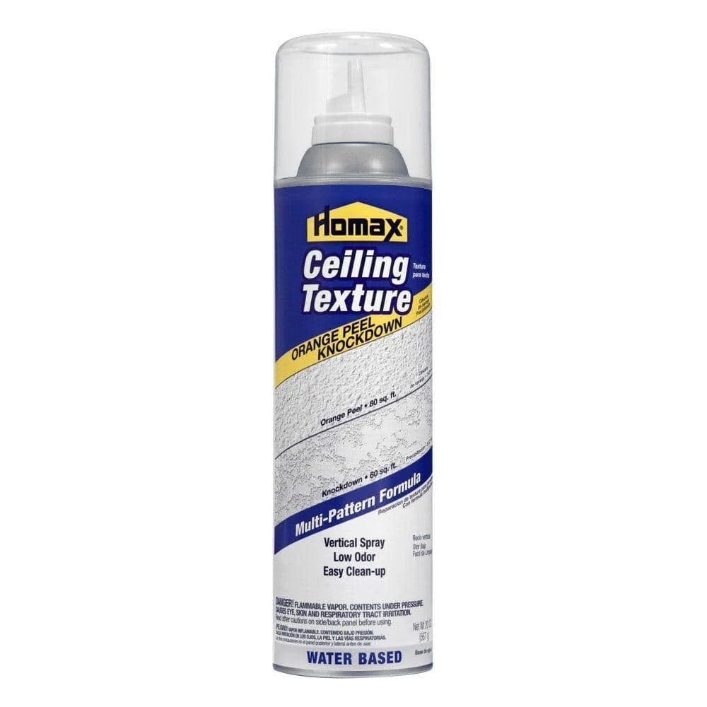 Homax 20 oz. Ceiling Orange Peel and Knockdown Spray Texture 3 Homax 20 oz. Ceiling Orange Peel and Knockdown Spray Texture