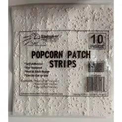 Stepsaver PRODUCTS Self Adhesive Popcorn Ceiling Repair Patch Strips -Sandpaper, Patching & Repair Sales white stepsaver products patching repair 3056 1f 1000