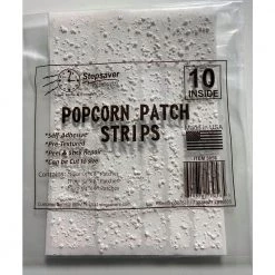 Stepsaver PRODUCTS Self Adhesive Popcorn Ceiling Repair Patch Strips -Sandpaper, Patching & Repair Sales white stepsaver products patching repair 3056 44 1000